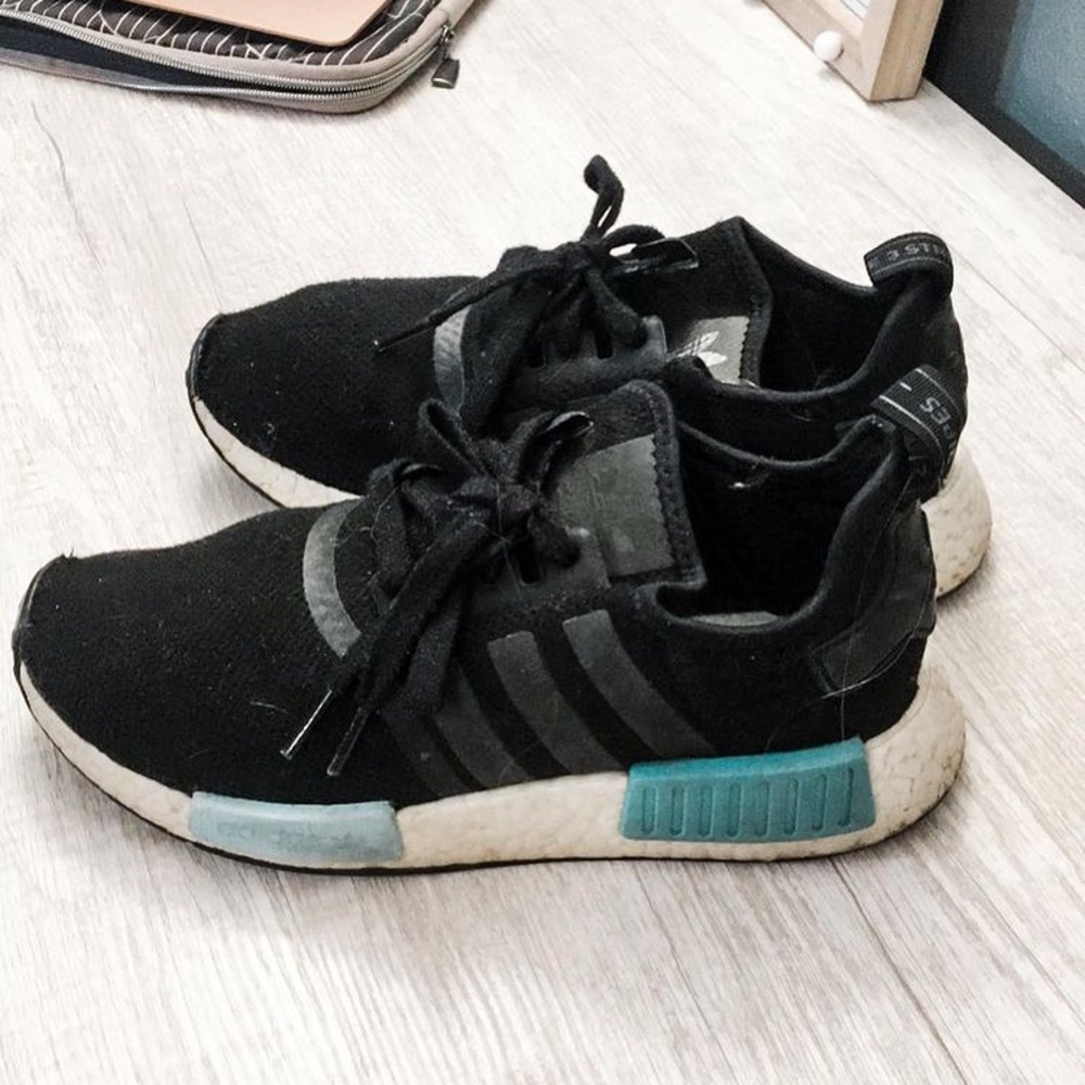 NMDS teal, black, & white